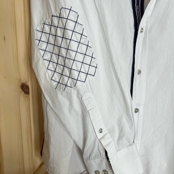 Giorgio Di Mare Ocean International Team White Button Down Shirt Men's - Picture 8 of 10